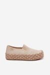 Dámské espadrilles na platformě s pletením Lee Cooper LCW-26-31-4332 béžové 38