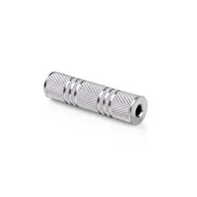 Nedis Stereo audio adaptér jack 3.5 mm (F) - jack 3.5 mm (F) stříbrná / poniklované (CAGB22950ME)