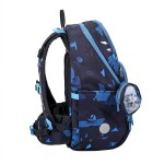 Ergonomický školní Frii of Norway Easy 22l Dinosaur Dark Blue