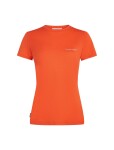 Dámské merino triko s krátkým rukávem ICEBREAKER Wmns 150 TechLite SS Tee icebreaker, Fervid velikost: L