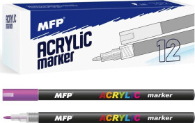 Akrylový popisovač 1 mm - fialový tmavý