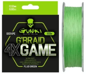 Gunki Šňůra G Braid 4X Game 150m 0,12mm 6,82kg (17958)