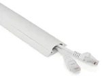 Nedis Kabelový organizér bílá / Organizér kabelů / PVC / Max. O kabelu 16 mm / 1 ks (CMDT4516WT500)