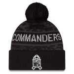 New Era Pánská zimní čepice Washington Commanders NFL 2026 Salute To Service Cuffed Knit Hat with Pom