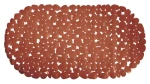 MSV GALETS protiskluzová podložka do vany terakota / Podložka do vany / PVC / 99 x 39 cm
