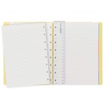 Filofax Notebook Pastel poznámkový blok A5 - pastelově žlutá