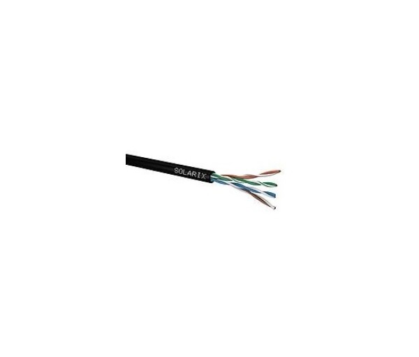 Instalační kabel Solarix venkovní UTP, Cat5E, drát, PE, box 100m SXKD-5E-UTP-PE EDF_1874090