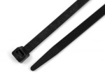 Stahovací nylonový pásek CV-250W - UV černý, 250 x 4,8 mm