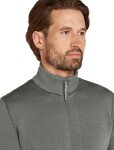 ICEBREAKER Mens 400 RealFleece Descender LS Z, Galaxy/Moss/Cb (vzorek) velikost: M