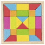 Dřevěná mozaika Duha