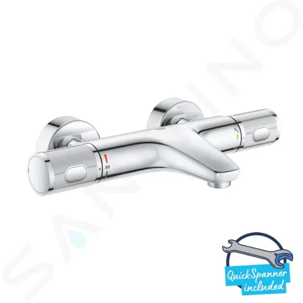 GROHE - Precision Feel Termostatická vanová baterie, chrom 34788000