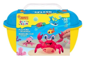 JOVI PLAYFUN plastelína, kufřík 50ks - Splash