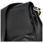Luxusní dámská prošívaná crossbody René, černá