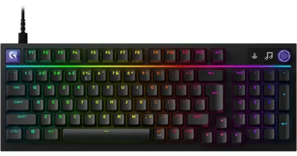 Logitech G316 X 98 černá / Herní klávesnice / CZSK layout / USB / RGB / mechanické Red (920-014203)