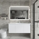 Erga Ava, LED zrcadlo 120x80cm, 3105 lm, 6500K, přední/zadní osvětlení, ERG-V01-120-1280-00
