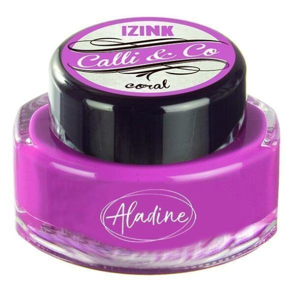 Kaligrafický inkoust Aladine IZINK CALLI CO - metalický korálový, 15 ml