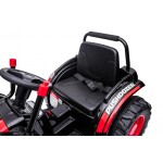 Mamido Dětský elektrický traktor s lopatou červený