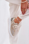 Dámská sportovní obuv YY-157 béžová s bílou - Step in style béžová-bílá 40