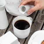 Räder Džbánek s cukřenkou Little Friends, bílá barva, dřevo, porcelán