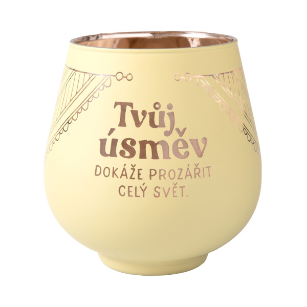 Zrcadlový svícen - Tvůj úsměv - Albi
