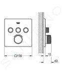 GEBERIT - Duofix Set předstěnové instalace, klozetu a sedátka Ideal Standard Tesi, tlačítka Sigma01, Rimless, SoftClose, alpská bílá 111.355.00.5 NE1