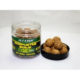 Jet Fish Boilies Legend Range Žlutý Impuls Ořech/Javor 250ml 24mm (000120)