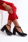 Semišové lodičky 834284 černé Raniyah - Mascara 37