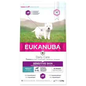 Eukanuba Daily Care Sensitive Skin 2.3kg / granule pro psy / citlivá pokožka (1743-370130)