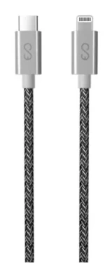 Epico Datový kabel USB-C na Lightning 60W 1.2m šedá / Lightning(M) / USB-C(M) (9915101300183)