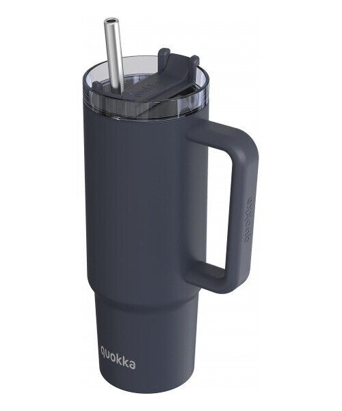 Nerezový termohrnek s brčkem Stream Black 950ml