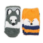 Ponožky chlapecké FLUFFY- 2pack, Pidilidi, PD0146-22, uni - 31-34