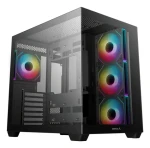 DEEPCOOL CG530 4F černá / Midi tower skříň / ATX / 4x 120mm ARGB / 2x USB-A + 1x USB-C / bez zdroje (R-CG530-BKADA4-G-1)