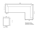 Nábytek RB Sedačka LUNA - rohová VARIANTA PROVEDENÍ: rozklad (š x h x v): 254 x 91/180 x 76 cm