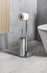 Gedy - CIRCE stojan s držákem na toaletní papír a WC štětkou, kulatý, chrom 143213