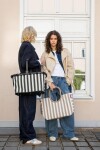 Nákupní taška Reisenthel Loopshopper L Summerstripes coffee