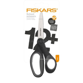 Fiskars Školní nůžky 18 cm, třpytivě černá