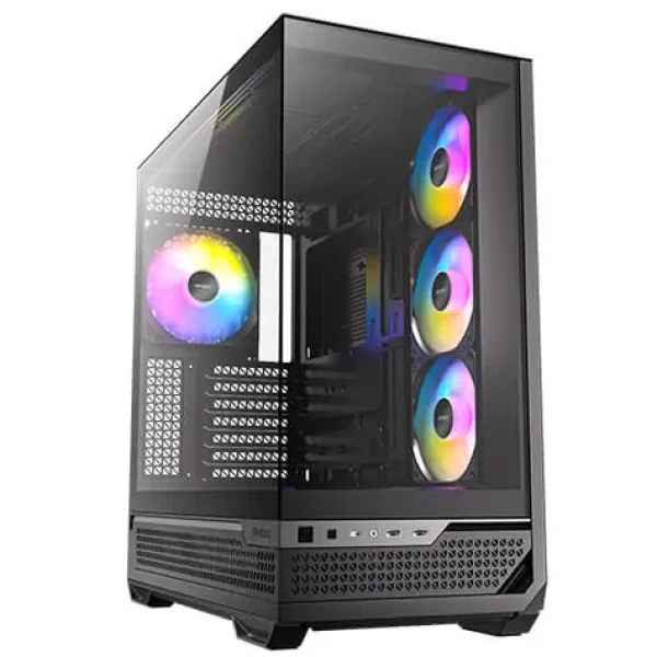 Antec C7 ARGB černá / E-ATX / 2x USB-A / 1x USB-C / 3x 120mm ARGB + 1x 140mm ARGB / bez zdroje / průhledná bočnice (0-761345-10135-6)
