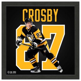 Obraz Pittsburgh Penguins NHL Sidney Crosby #87 Impact Jersey