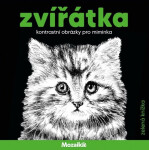 Zvířátka kontrastní obrázky pro miminka - zelená knížka