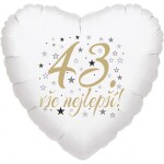 43. narozeniny balónek srdce Balonky.cz 43. narozeniny balónek srdce Balonky.cz