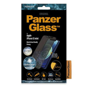 PanzerGlass - Tvrzené Sklo Privacy Case Friendly CamSlider AB pro iPhone 12 mini, black, Černá P2713