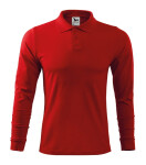 Single J. LS polokošile pánská červená 2XL