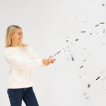 Vystřelovací konfety stříbrné 28 cm Vystřelovací konfety stříbrné 28 cm