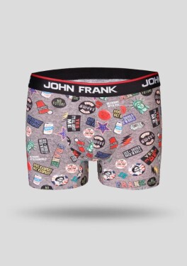 Pánské boxerky John Frank JFBD200 tisk