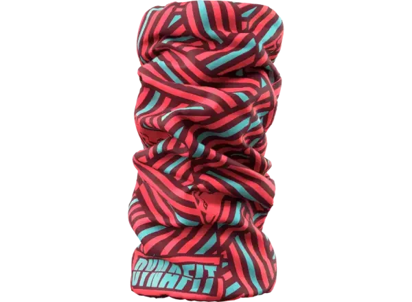 Dynafit Logo Neck Gaiter nákrčník fluo coral razzle dazzle