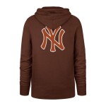 47 Brand Pánská mikina New York Yankees MLB Backer Burnside Hoodie Cacao Velikost: M