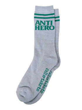 Antihero BLACK HERO IF FOUND CHR/DG pánské ponožky