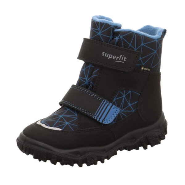 Dětské zimní boty HUSKY Black/Blue Goretex, Superfit, 1-006080-0010, modrá - 34