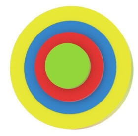 Moje první puzzle - Tvary kola/žlutá