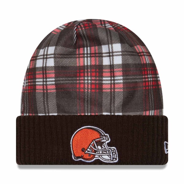 New Era Pánská zimní čepice Cleveland Browns NFL 2024 Sideline Statement Beanie